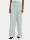 Spodnie damskie - JOOP! Spodnie materiałowe Perle 30100443 Zielony Regular Fit - miniaturka - grafika 1