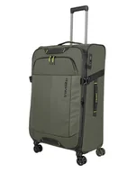 Walizki - Walizka duża poszerzana Travelite Briize - khaki - miniaturka - grafika 1
