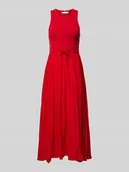 Sukienki - Sukienka midi z okrągłym dekoltem - miniaturka - grafika 1