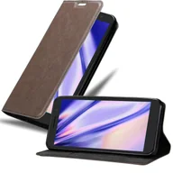 Etui i futerały do telefonów - Cadorabo pokrowiec na Alcatel 1 2019 pokrowiec ochronny w kolorze brązowym etui na telefon komórkowy pokrowiec z magnetycznym zamknięciem - miniaturka - grafika 1
