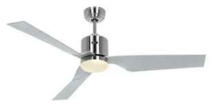 Energooszczędny wentylator sufitowy z oświetleniem LED i pilotem Eco Dynamix II-R WiFi 132 cm chrom - Wentylatory sufitowe - miniaturka - grafika 1