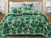 Pościel - Euromat Dwustronna Narzuta TAVIRA J-2491 Jungle 220x240+2x40x40 12203 - miniaturka - grafika 1