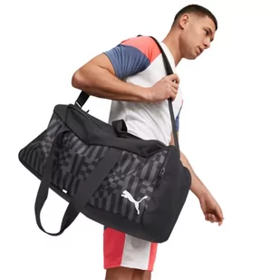 Torba Puma individualRise Medium 79913 (kolor Czarny. Szary/Srebrny) - Torby sportowe - miniaturka - grafika 3
