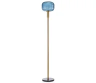 Lampy stojące - ONLI - Lampa podłogowa DOROTY 1xE27/22W/230V niebieskia/złota - miniaturka - grafika 1