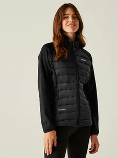 Regatta Kurtka hybrydowa "Clumber V" w kolorze czarnym - Kurtki i kamizelki sportowe damskie - miniaturka - grafika 1