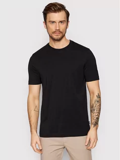 Koszulki męskie - Hugo Boss T-Shirt Thompson 02 50468972 Czarny Regular Fit - grafika 1