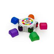 Zabawki kreatywne - MCD Zestaw 5 kolorowych stempleków na wałku - - miniaturka - grafika 1