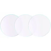 Akcesoria do smartwatchy - 3x Szkło Hybrydowe 7H okrąg/koło Ø 37 mm (średnica produktu) na ekran smartwatcha zegarka band - apgo Smartwatch Protection Ochrona na ekran - miniaturka - grafika 1