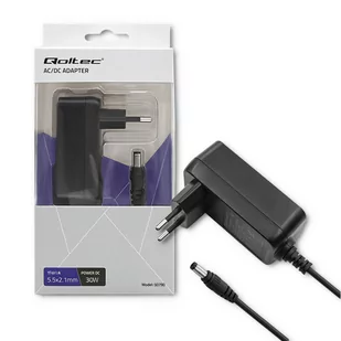 Qoltec Ładowarka Zasilacz wtyczkowy 30W | 15V | 2A | 5.5 2.1 1_793020 - Ładowarki do telefonów - miniaturka - grafika 2