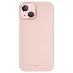 Etui UNIQ Lino Hue Apple iPhone 15 MagClick Charging różowy/blush pink - Etui i futerały do telefonów - miniaturka - grafika 3