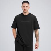 Koszulki męskie - Męski T-shirt oversize z kolekcji Rest Day MP – czarny - S - miniaturka - grafika 1