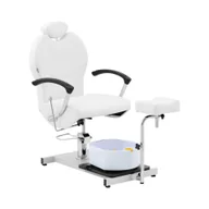 Fotele kosmetyczne - physa Fotel do pedicure z podnóżkiem i brodzikiem do stóp - Fotele do pedicure - miniaturka - grafika 1