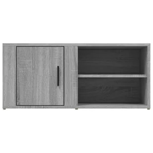 Lumarko Szafka pod TV, szary dąb sonoma, 80x31,5x36 cm - Szafki RTV - miniaturka - grafika 7