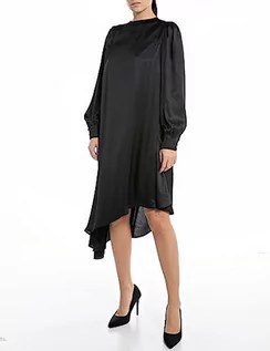 Sukienki - Replay Sukienka damska, 098 BLACK, M - grafika 1