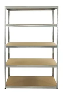 Szafy i regały magazynowe - Regał Helios magazynowy metalowy HZZ_213X110X60_5_350 ilość półek 5 nośność 350 kg / Wamar-Sosenka - miniaturka - grafika 1