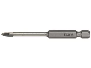 Wiertło do glazury z wierzchołkiem z węglików spiekanych i chwytem sześciokątnym 1/4" 6 mm Luna - Wiertła - miniaturka - grafika 1