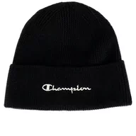 Czapki i chusty sportowe damskie - Czapka Champion Eco-Future Beanie 805668-KK001 - czarna - miniaturka - grafika 1