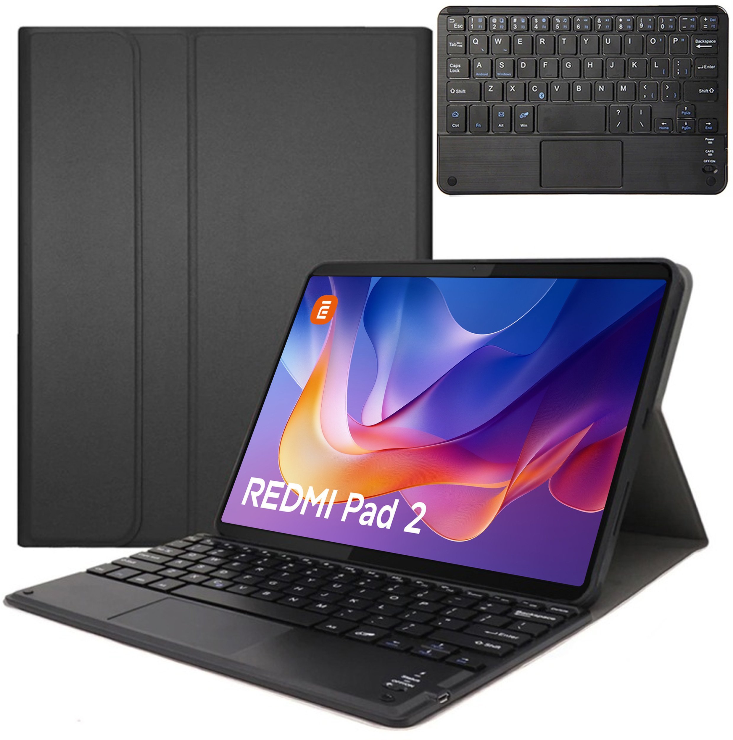 Xiaomi Etui na tablet Uniq Etui z klawiaturą Bluetooth touchpad do Redmi Pad 2 11 2025 - ochronne z podstawką, dostęp do portów i przycisków