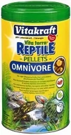 Pokarm dla płazów i gadów - Vitakraft Reptile Pellets Omnivore granulat dla żółwia wodnego 250ml - miniaturka - grafika 1