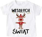 Koszulki dla dziewczynek - Świąteczna koszulka dla dziecka - miniaturka - grafika 1