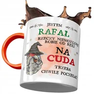 Kubki - Kubek Pomarańczowy dla Rafała Kolegi Prezent z Nadrukiem ze Zdjęciem + Opakowanie na prezent (wzór 02) - miniaturka - grafika 1