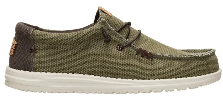 Buty męskie HEY DUDE WALLY BRAIDED 40003-3CI Zielony 42