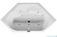 Wanny z hydromasażem - Riho Winnipeg wanna wielokątna 145x145cm z hydromasażem Bliss B010008005 - miniaturka - grafika 1