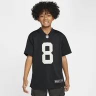 Swetry męskie - Koszulka meczowa dla dużych dzieci Nike NFL Joshua Jacobs Las Vegas Raiders - Czerń - miniaturka - grafika 1