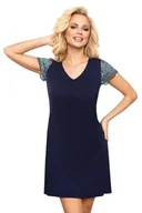 Piżamy damskie - T!SSi Koszulka 203 Dark Blue 44 Granatowy - miniaturka - grafika 1