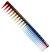 Grzebienie fryzjerskie - Grzebień fryzjerski do czesania włosów kolorowy - miniaturka - grafika 1