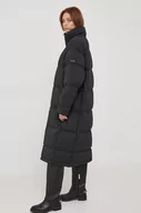 Kurtki damskie - Calvin Klein kurtka puchowa damska kolor czarny zimowa oversize - miniaturka - grafika 1