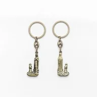 Dewocjonalia - Brelok - Matka Boża z Lourdes - satynowa powłoka - miniaturka - grafika 1