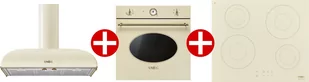 Zestaw SMEG okap KS89POE + piekarnik SF800PO + płyta SI2641DP | linia COLONIALE - Zestawy AGD - miniaturka - grafika 1