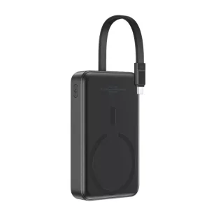 Baseus  Magnetyczny Powerbank Mini 10000mAh 30W Edycja Bayern Czarny - Powerbanki - miniaturka - grafika 1