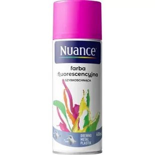 Farba fluorescencyjna szybkoschnąca żółty 400 ml Nuance - Farby i lakiery w sprayu - miniaturka - grafika 1