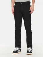 Spodnie męskie - Blend Jeansy 20717708 Czarny Straight Fit - miniaturka - grafika 1