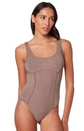 Body - Triumph body damskie Beauty Layers X 10218372, Kolor kakaowy, Rozmiar L, Triumph - Primodo.com - miniaturka - grafika 1