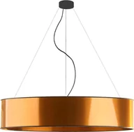 Lampy sufitowe - Lampa wisząca Lumes Miedziana lampa wisząca z dużym abażurem 100 cm - EX326-Portona - miniaturka - grafika 1