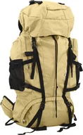 Plecaki - Plecak turystyczny vidaXL Plecak turystyczny, khaki, 100 L, tkanina Oxford - miniaturka - grafika 1