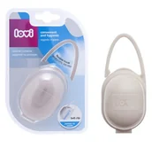 Akcesoria do smoczków - LOVI POJEMNIK ETUI DO PRZECHOWYWANIA SMOCZKÓW BEŻ - miniaturka - grafika 1