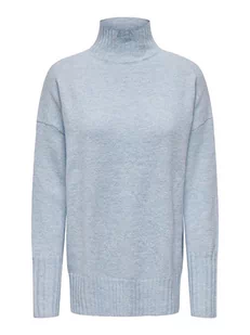ONLY Sweter "Gabriel" w kolorze błękitnym - Swetry damskie - miniaturka - grafika 1