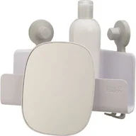 Półki łazienkowe - FENIKS Joseph Joseph prysznicowa narożna EasyStore z lusterkiem 5028420988376 - miniaturka - grafika 1