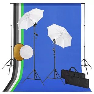 Zestaw studyjny z lampami, parasolkami, tłami i blendami - Lampy studyjne - miniaturka - grafika 2