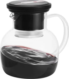Elektryczna karafka do wina, wstrząsanie jednym kliknięciem, 750 ml, duża karafka ładowana przez USB, automatyczna szklana karafka, karafka do wina z nalewakiem, ergonomiczny uchwyt, prezent dla miłośników wina - Karafki - miniaturka - grafika 1