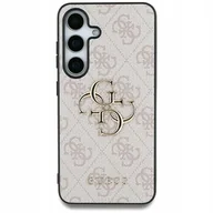 Etui i futerały do telefonów - Guess Etui Hardcase 4G Big Metal Logo do Galaxy S25 Ultra, różowe - miniaturka - grafika 1
