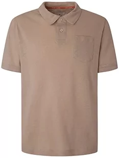 Pepe Jeans Jato męska bluza polo, Brązowy (Malt), XXL - Bluzy męskie - miniaturka - grafika 1