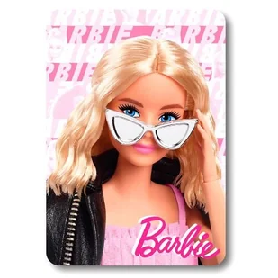 Kocyk dziecięcy koc polarowy Barbie 100x140cm - Koce - miniaturka - grafika 1