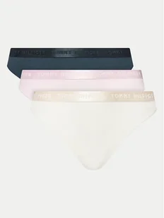 Tommy Hilfiger Komplet 3 par stringów UW0UW04480 Kolorowy - Majtki damskie - miniaturka - grafika 1