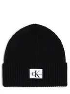 Czapki damskie - Calvin Klein Jeans - Czapka damska, czarny - miniaturka - grafika 1