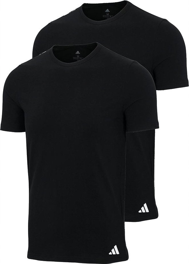 Koszulka męska ADIDAS Active flex 2-pak 4AM016 czarny M